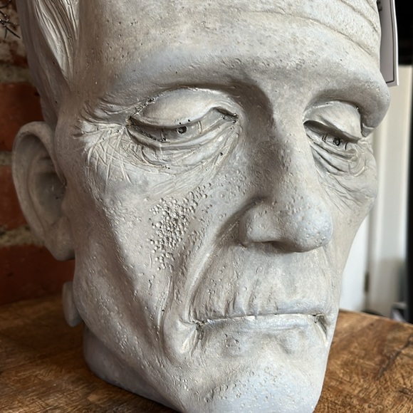 Martha Stewart Frankenstein head decoration new with tags perfect for Halloween - Picture 3 of 9